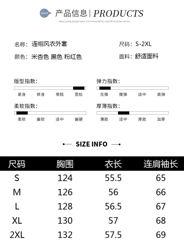 실사 후드 자켓 여성 코트 가을 새로운 루즈핏 캐주얼 작은 키 워크웨어 재킷 맨위 상세 이미지 8