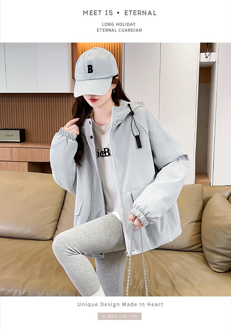 실사 쇼트 스타일 자켓 면 옷 고급 센스 튀김 거리 작은 대중 아메리칸 워크웨어 바람막이 여성 코트 가을 겨울 플러스 두꺼운 스타일 상세 이미지 29
