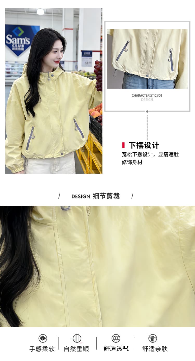 실사 쇼트 스타일 자켓 워크웨어 재킷 봄 가을 새로운 고유 한 Chic 작은 키 캐주얼 재킷 상세 이미지 6