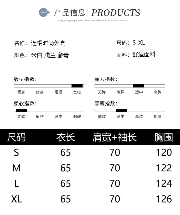실사 자켓 워크웨어 후드 재킷 봄 새로운 외국 가스 고유 한 Chic 초기 고등학생 다용도 패션 재킷 상세 이미지 7