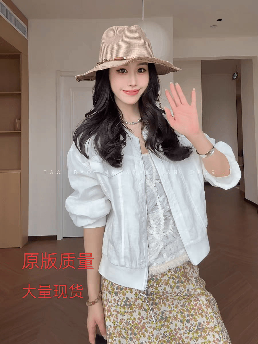 마 마 동물의 젊은 달 지붕 빔 디자인 센스 스탠드 칼라 재킷 여성 코트 다용도 짧은 맨위