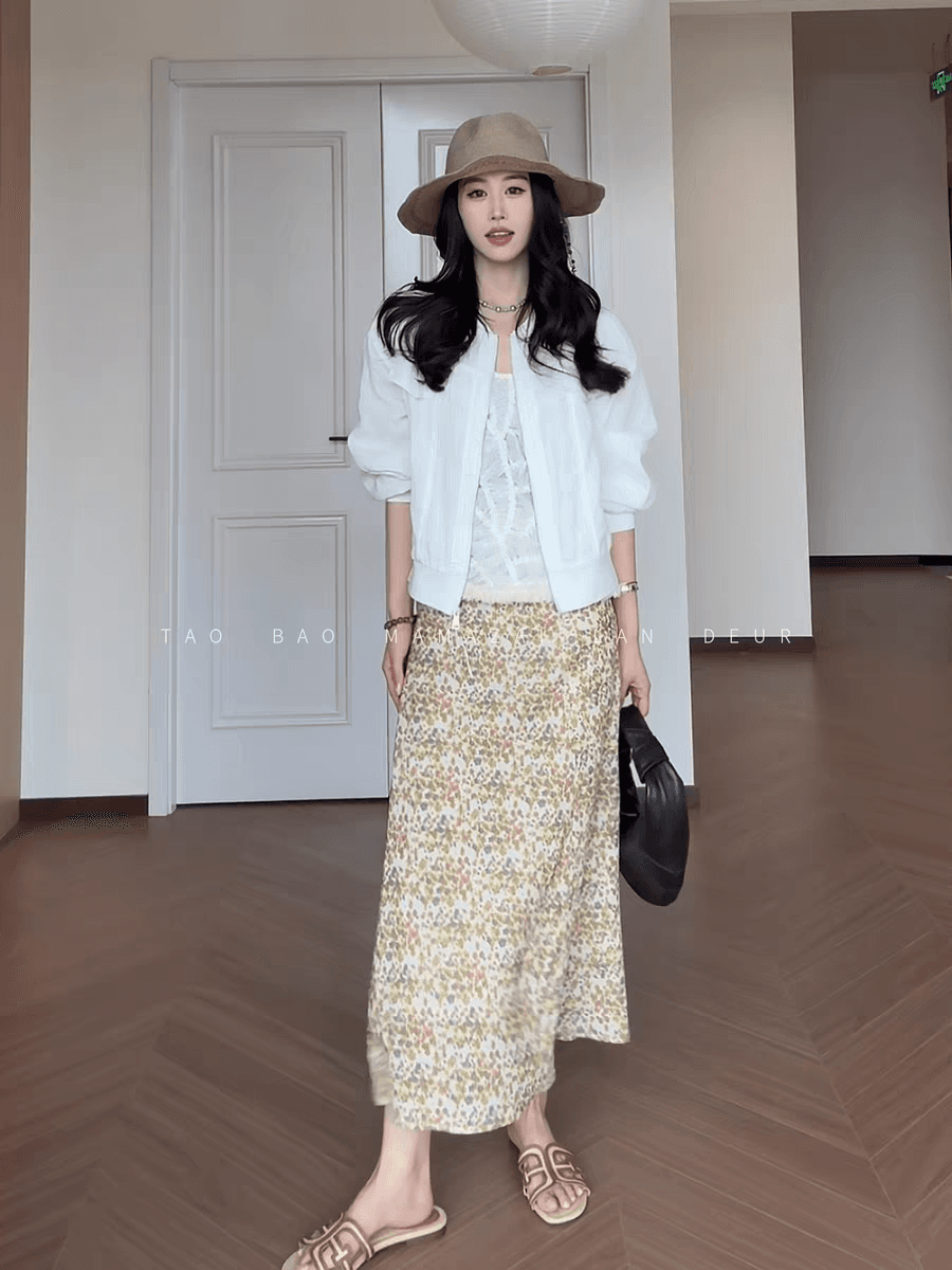 마 마 동물의 젊은 달 지붕 빔 디자인 센스 스탠드 칼라 재킷 여성 코트 다용도 짧은 맨위 이미지 4