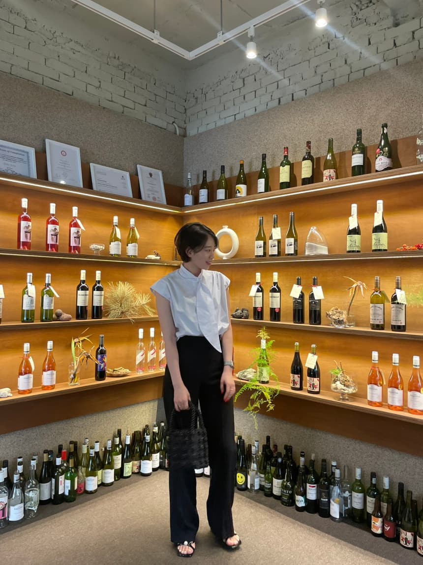 재고 있음 korea 프랑스식 품격 디자인 센스 대 리본 주름 비틀림 스탠드 칼라 다용도 만나는 반팔 셔츠 상세 이미지 5