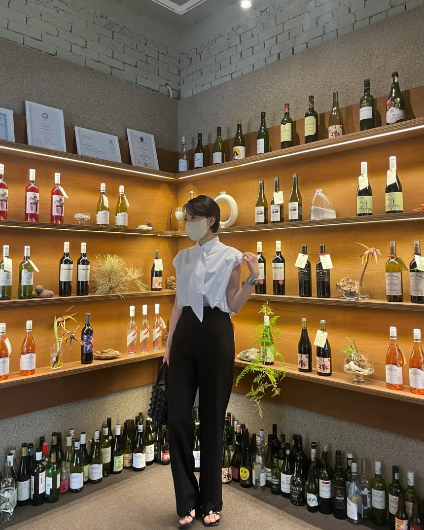 재고 있음 korea 프랑스식 품격 디자인 센스 대 리본 주름 비틀림 스탠드 칼라 다용도 만나는 반팔 셔츠 상세 이미지 10