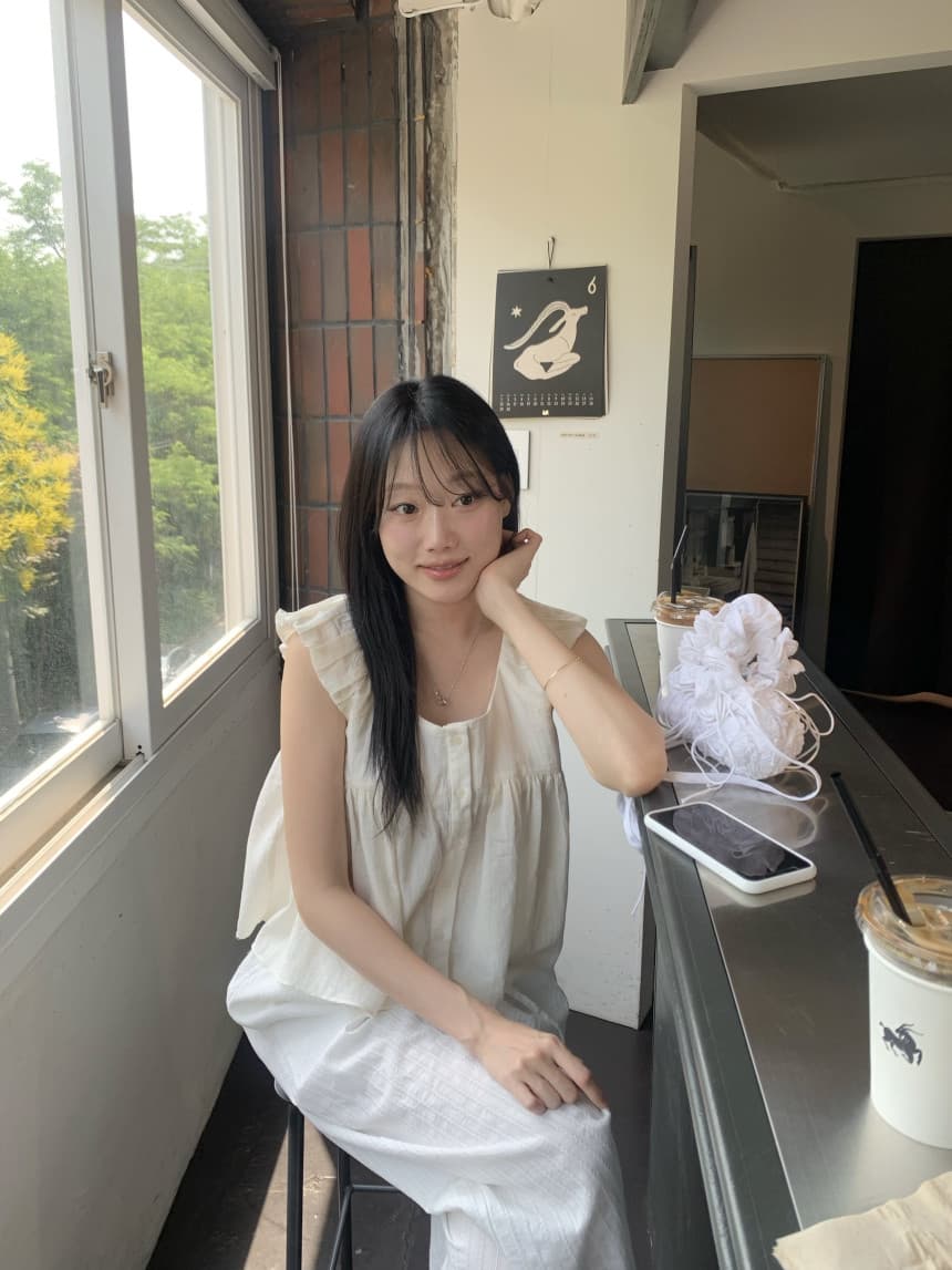 재고 있음 cherry 부드러운 멩 연령 감소 달콤함 구름 넓은 어깨 민소매 맨위 작은 청신 조끼 전후 둘 착용 상세 이미지 14