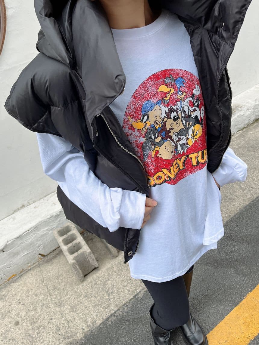 재고 있음 cherry 다용도 변경 가능 캐주얼 펌프 로프 허리 수축 두꺼운 면 후드 베스트 재킷 모자 수 있습니다. 철거 상세 이미지 13