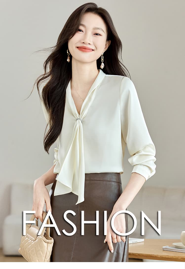 실사 2026 가을 새로운 리본 칼라 몸매 가꾸기 슬림해 보이는 패션 연령 감소 풀오버 긴팔 쉬폰 셔츠 상세 이미지 1