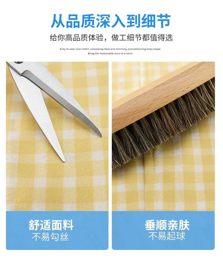 실사 체크무늬 모통이 칼 바지 여성 2026 여름 새로운 느슨함 센스 하이웨이스트 루즈핏 느긋한 바람 캐주얼 와이드 레그 팬츠 상세 이미지 22