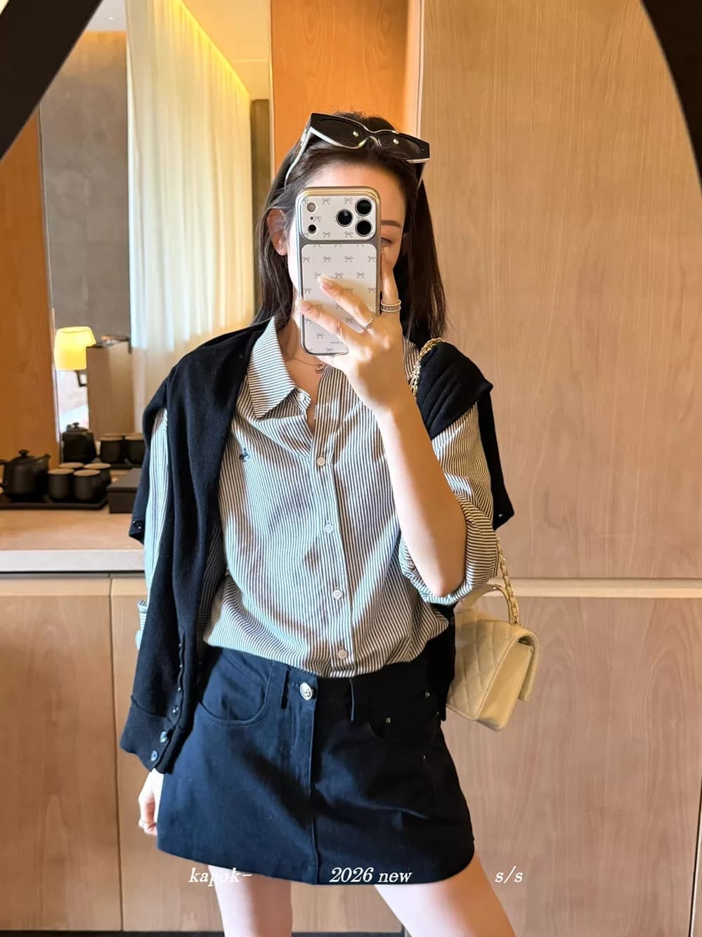kapok2026 봄 한 부서 미니멀리즘 루즈핏 긴팔 라이 경기 서울 셔츠 여성 레저 다용도 출퇴근 바람 맨위 상세 이미지 4