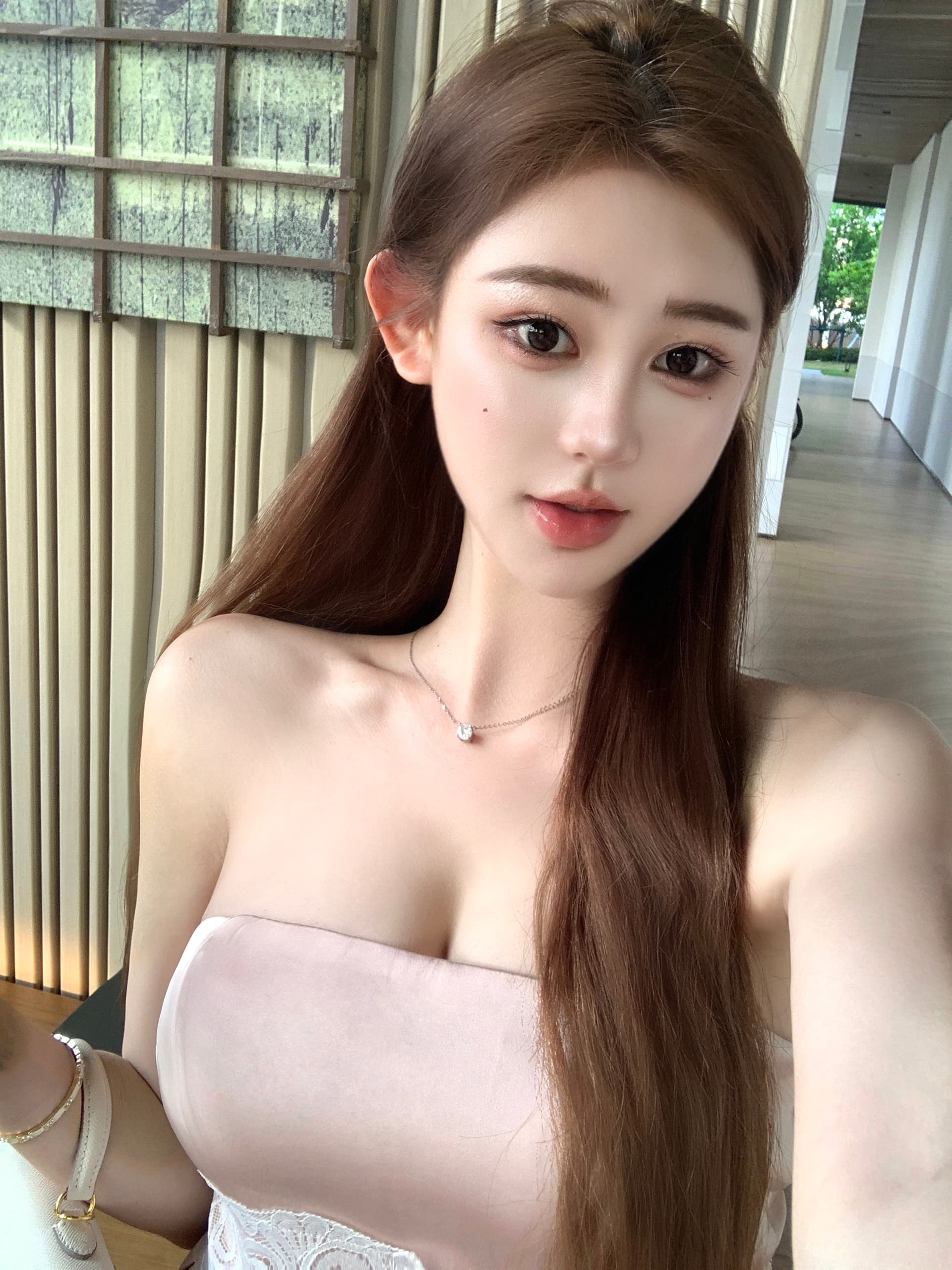 정가 실사 튜브탑 레이스 조각 하이웨이스트 레이스업 슬림해 보이는 플리츠 작은 키 미니 스커트 상세 이미지 9