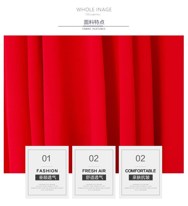 2026 새로운 여성 긴 소매 리본 칼라 몸매 가꾸기 슬림해 보이는 단색 쉬폰 드레스 롱 코트 휴가 여행 빅 플레어 스커트 상세 이미지 10