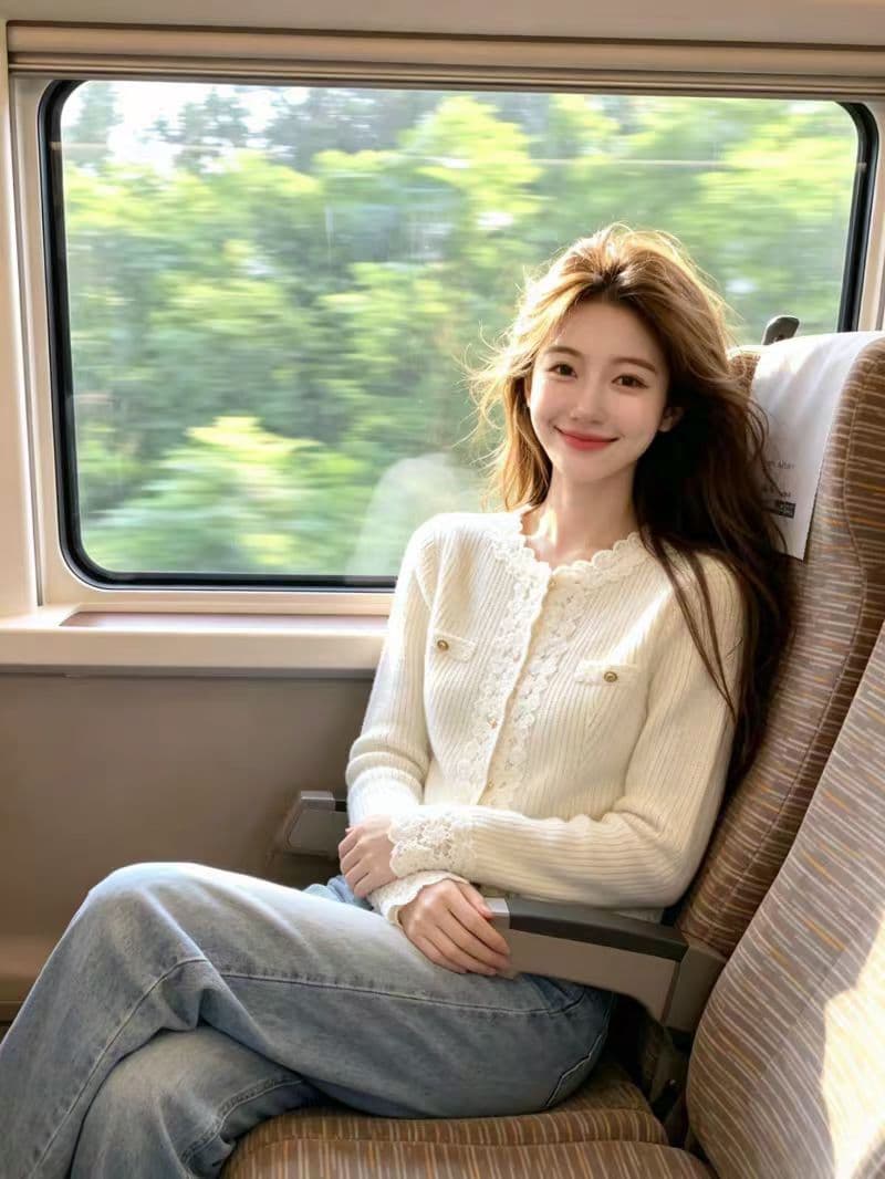 보존 섹션 추천 레이스 레이스 긴팔 니트 오픈 가디건 여성 2026 새로운 고급 센스 품격 아름다운 재킷 이미지 2