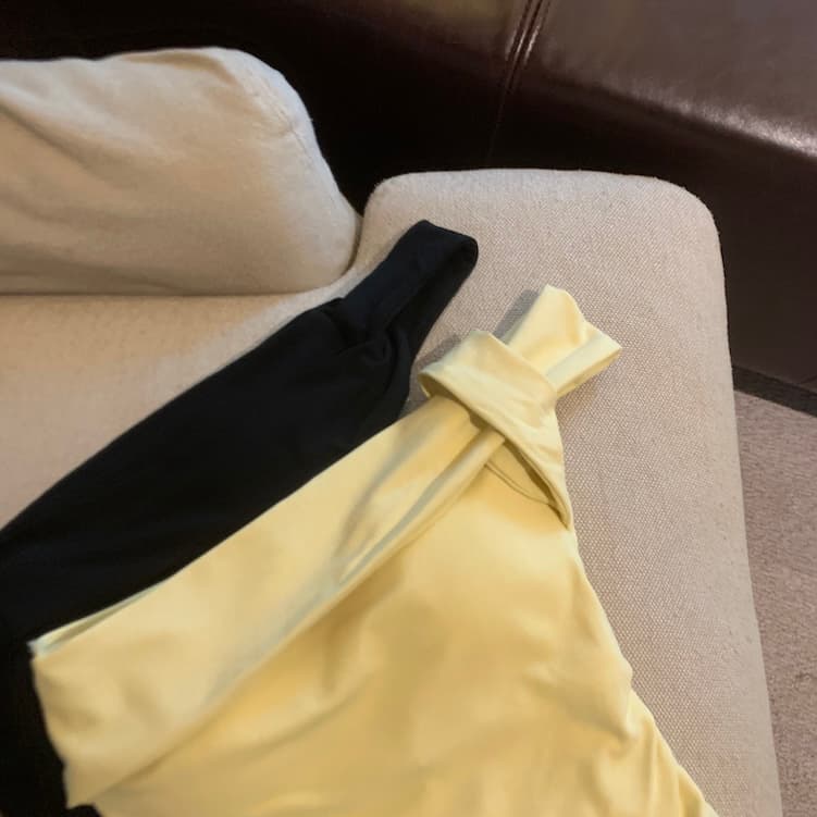 실사 정가 여름 오프숄더 요가 조끼 상세 이미지 9