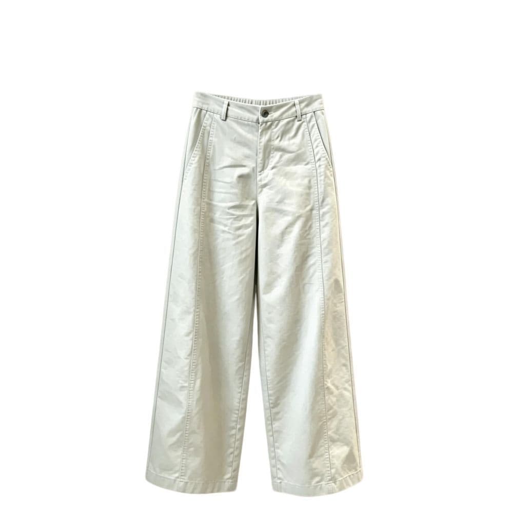 오래된 돈 바람 여름 얇은 스타일 살구 색상 캐주얼 바지 여성 레트로 루즈핏 슬림해 보이는 다용도 표지 고기 도루 센스 스트레이트 9부 바지 상세 이미지 10