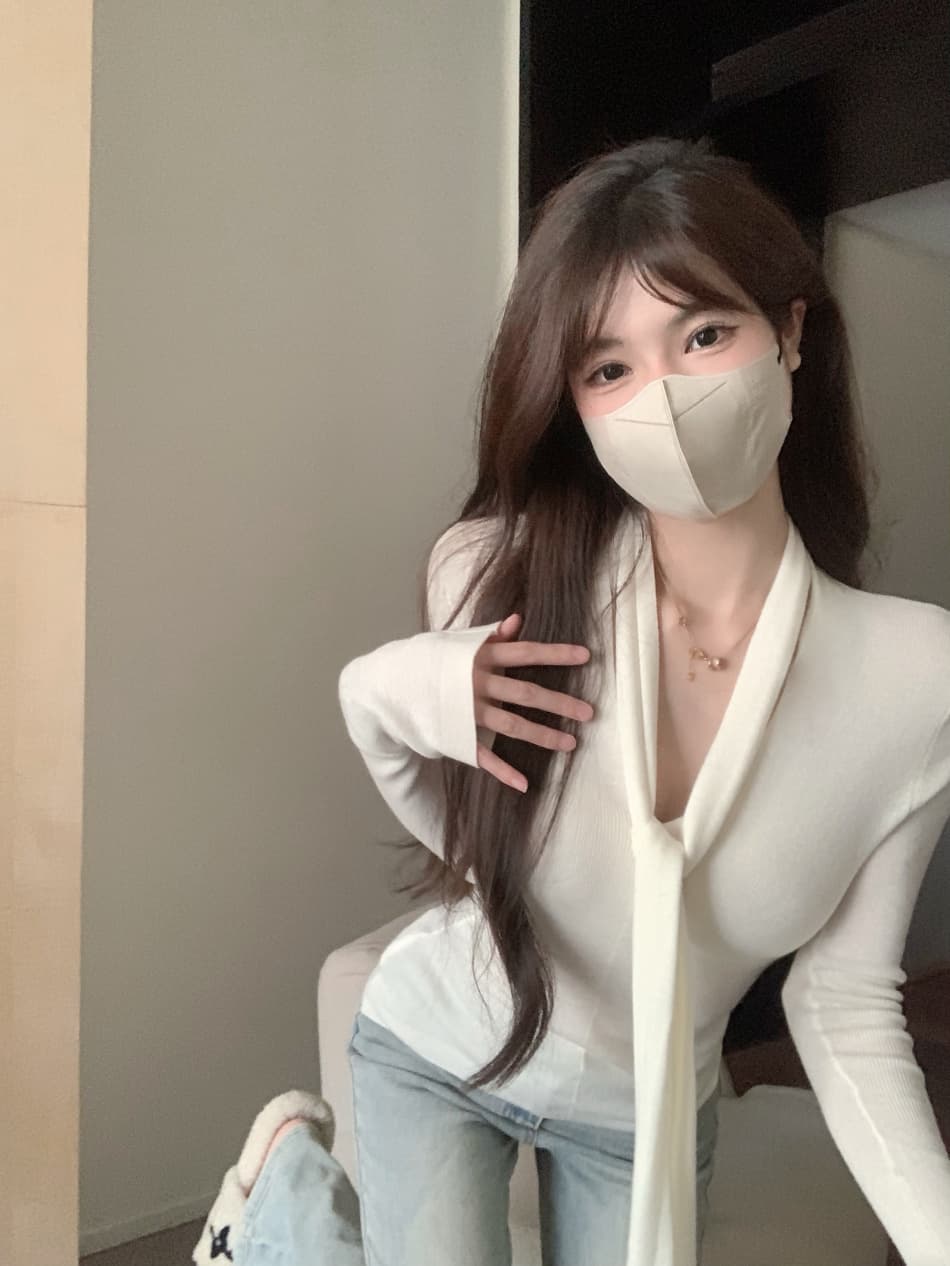 인사이드 가져 가라. 만나는 순수한 욕망 바람 V넥 니트 스웨터 여성 2026 가을 겨울 새로운 몸매 가꾸기 스웨터 부드러운 맨위 상세 이미지 28