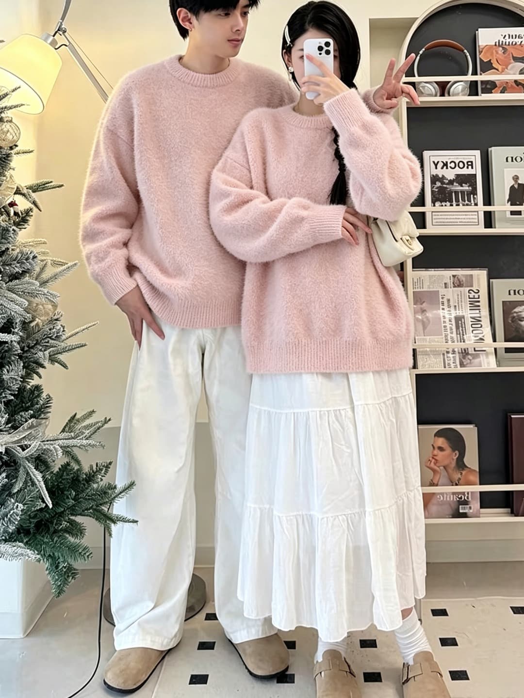 8 색상 s--xl 높은 품질 커플 남녀 웨어러블 루즈핏 니트 스웨터 상세 이미지 14