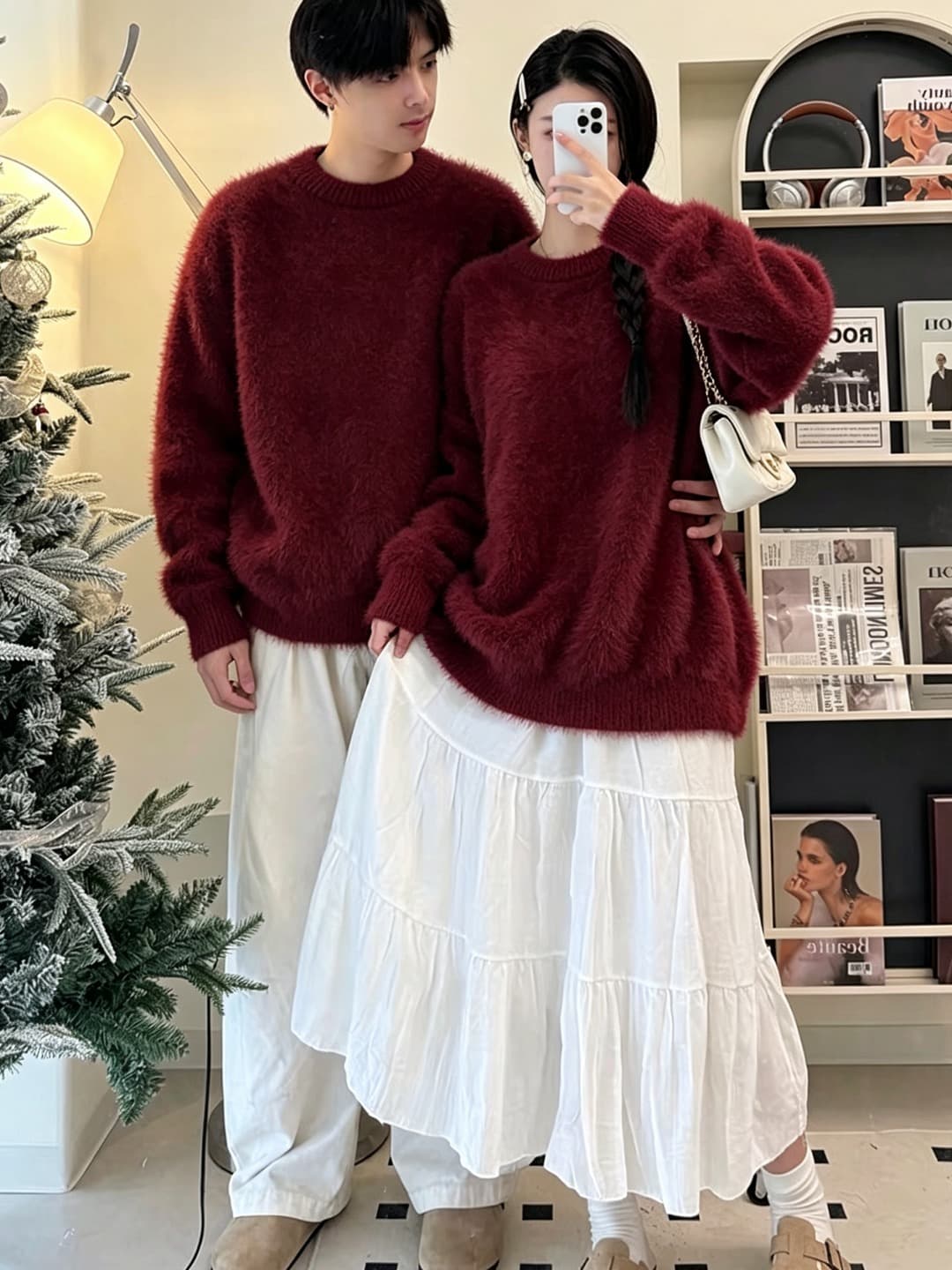 8 색상 s--xl 높은 품질 커플 남녀 웨어러블 루즈핏 니트 스웨터 상세 이미지 20