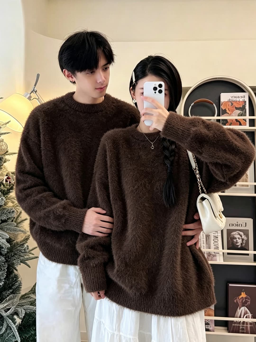 8 색상 s--xl 높은 품질 커플 남녀 웨어러블 루즈핏 니트 스웨터 상세 이미지 25