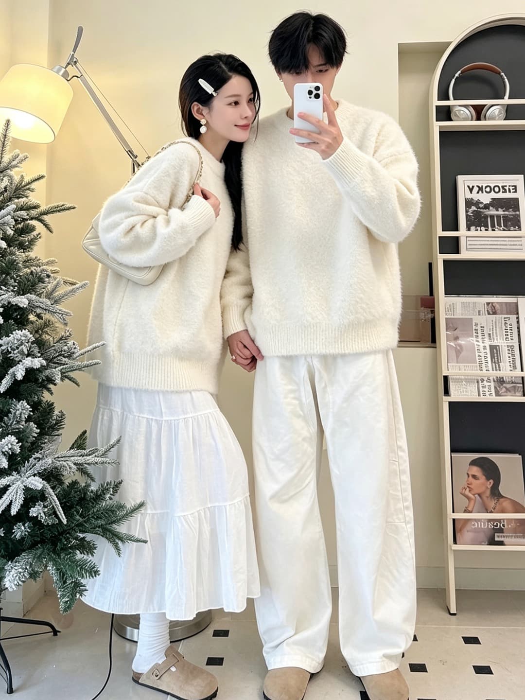 8 색상 s--xl 높은 품질 커플 남녀 웨어러블 루즈핏 니트 스웨터 상세 이미지 26