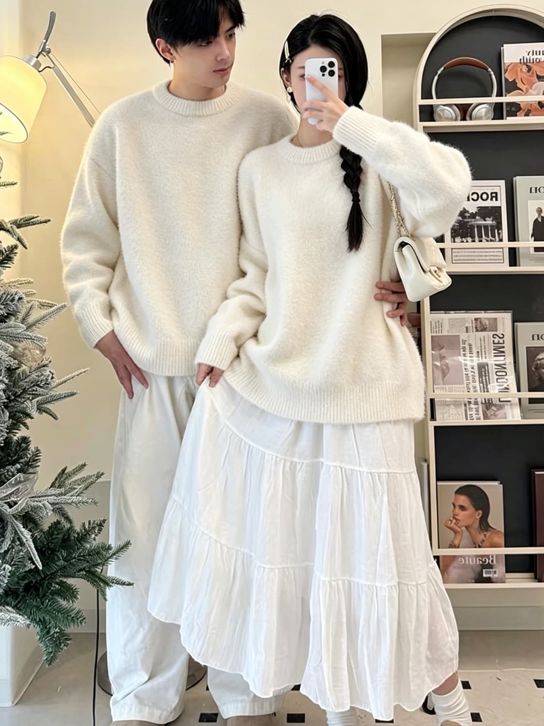 8 색상 s--xl 높은 품질 커플 남녀 웨어러블 루즈핏 니트 스웨터 상세 이미지 27