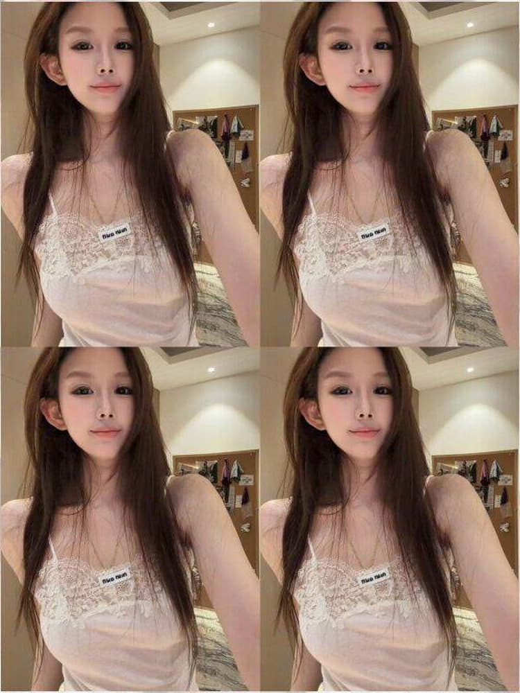 아메리칸 레트로 모달 핫걸 바람 레이스 캐미솔 여름 몸매 가꾸기 슬림해 보이는 다용도 품격 민소매 맨위 이미지 3