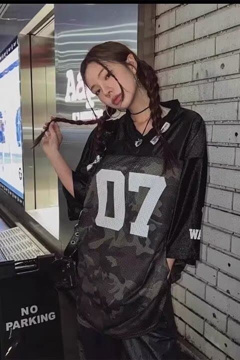 한국 스타일 새로운 아메리칸 미니멀리즘 트렌드 레트로 웃음 하 저지 루즈핏 반팔 티셔츠 남녀 일본식 하라주쿠 ins 트렌디 상세 이미지 16