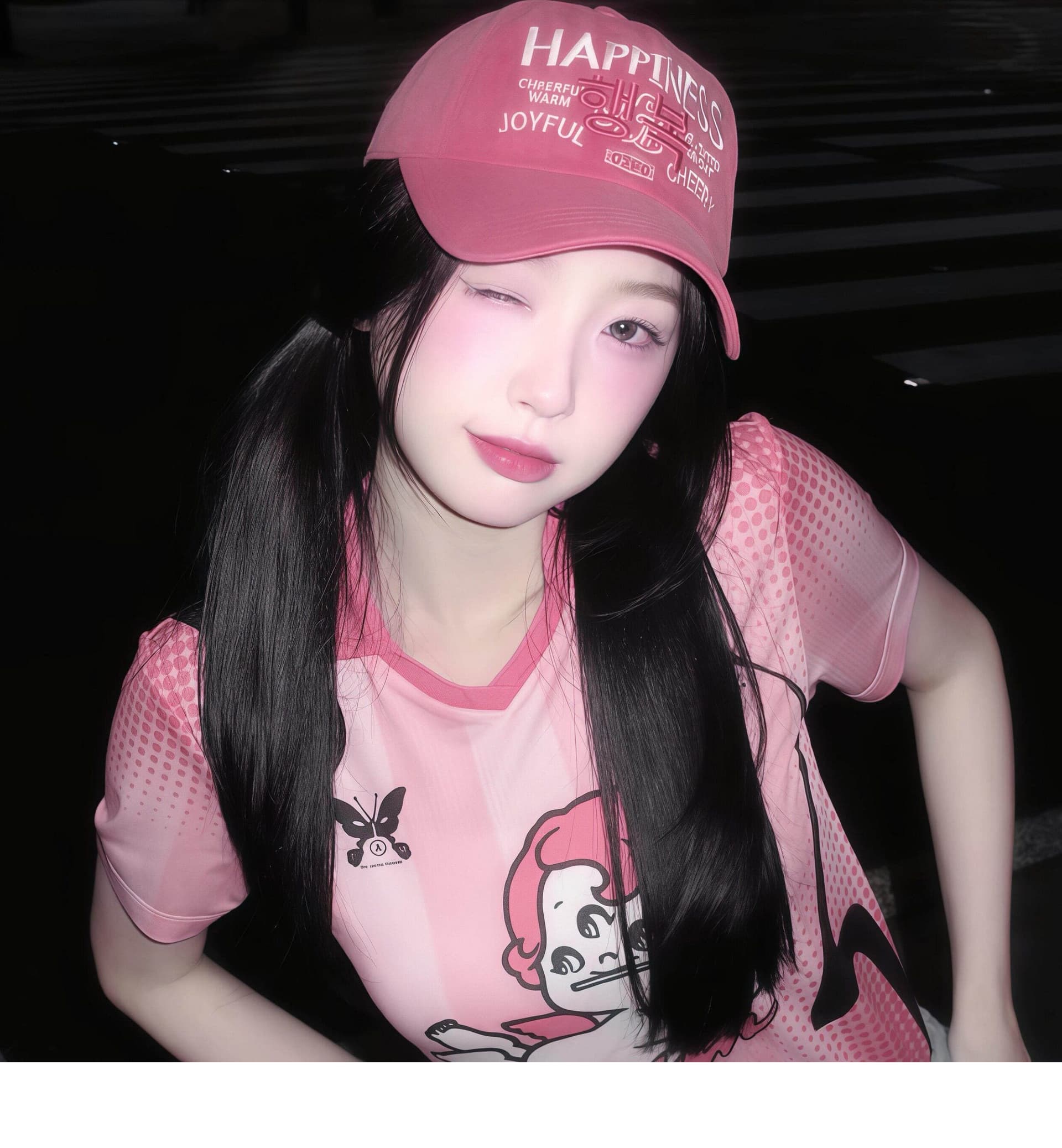 한국 스타일 저지 원본 솜씨 ch 예약하기 신화 같은 단락 반팔 티셔츠 멜버른 거리 큐피드 저지 여성 여름 상세 이미지 6
