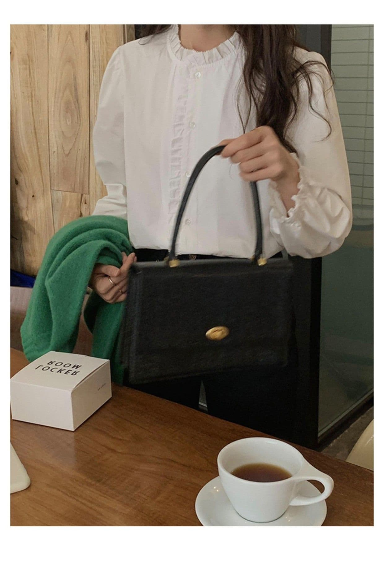 프랑스식 레트로 여성 셔츠 2026 년 가을 새로운 프릴 다용도 긴팔 셔츠 스택 착용 고급 센스 맨위 상세 이미지 5