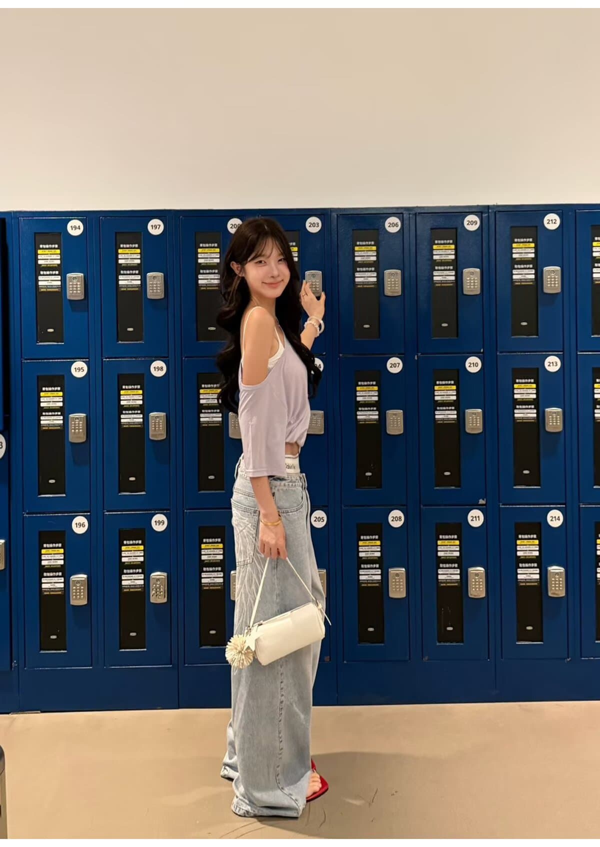 아메리칸 레트로 주머니 자수 캐주얼 청바지 여성 가을 새로운 루즈핏 하이웨이스트 슬림해 보이는 넓은 다리 바닥 청소 긴 바지 상세 이미지 8