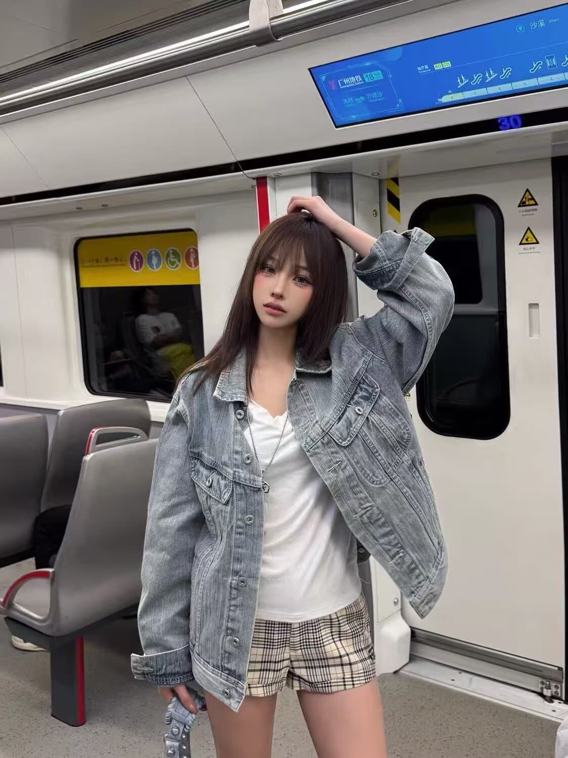 아메리칸 레트로 워싱 데님 재킷 루즈핏 2026 새로운 봄 가을 캐주얼 재킷 패션 데님 맨위 트렌디 상세 이미지 5