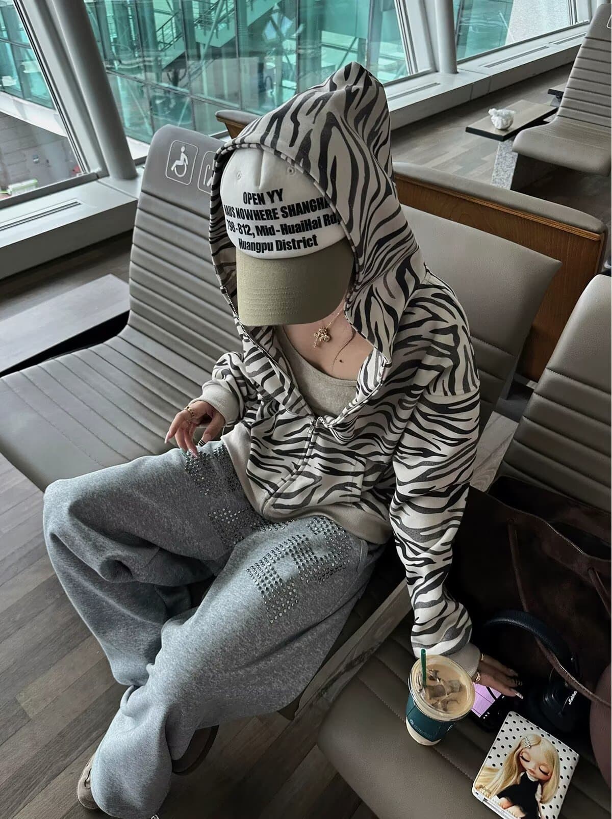 한국 chic 가을 아메리칸 레트로 캐주얼 바지 남자 여자 루즈핏 미니멀리즘 와이드 레그 팬츠 조수 브랜드 새로운 운동 바지 상세 이미지 1