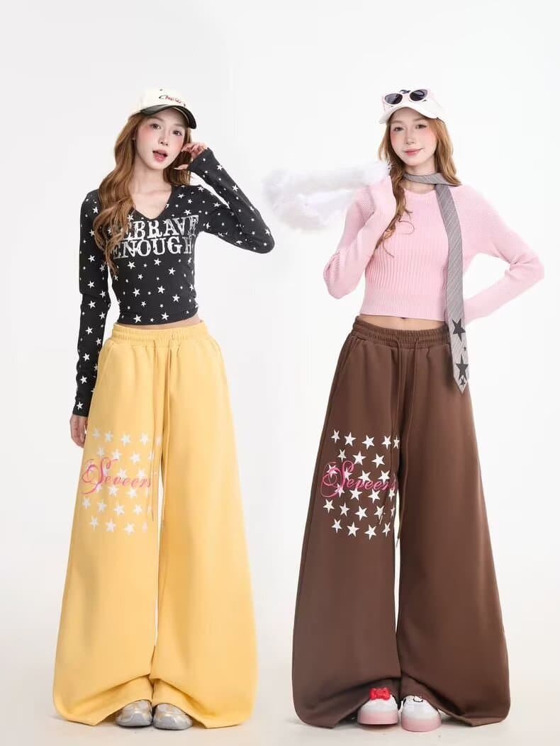 가을 새로운 조수 브랜드 아메리칸 패치 모통이 칼 운동 웨이 바지 남녀 레트로 루즈핏 넓은 다리 다용도 캐주얼 바지 상세 이미지 14