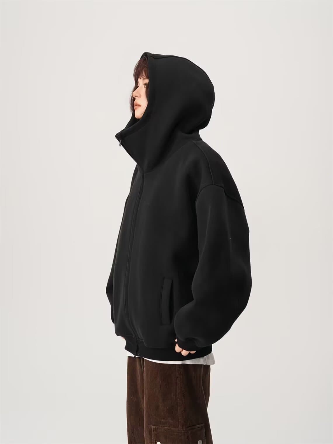좋은 품질 아메리칸 오픈 가디건 후드티 남녀 가을 겨울 새로운 조수 브랜드 무거운 후드 캐주얼웨어 재킷 재킷 트렌디 상세 이미지 27