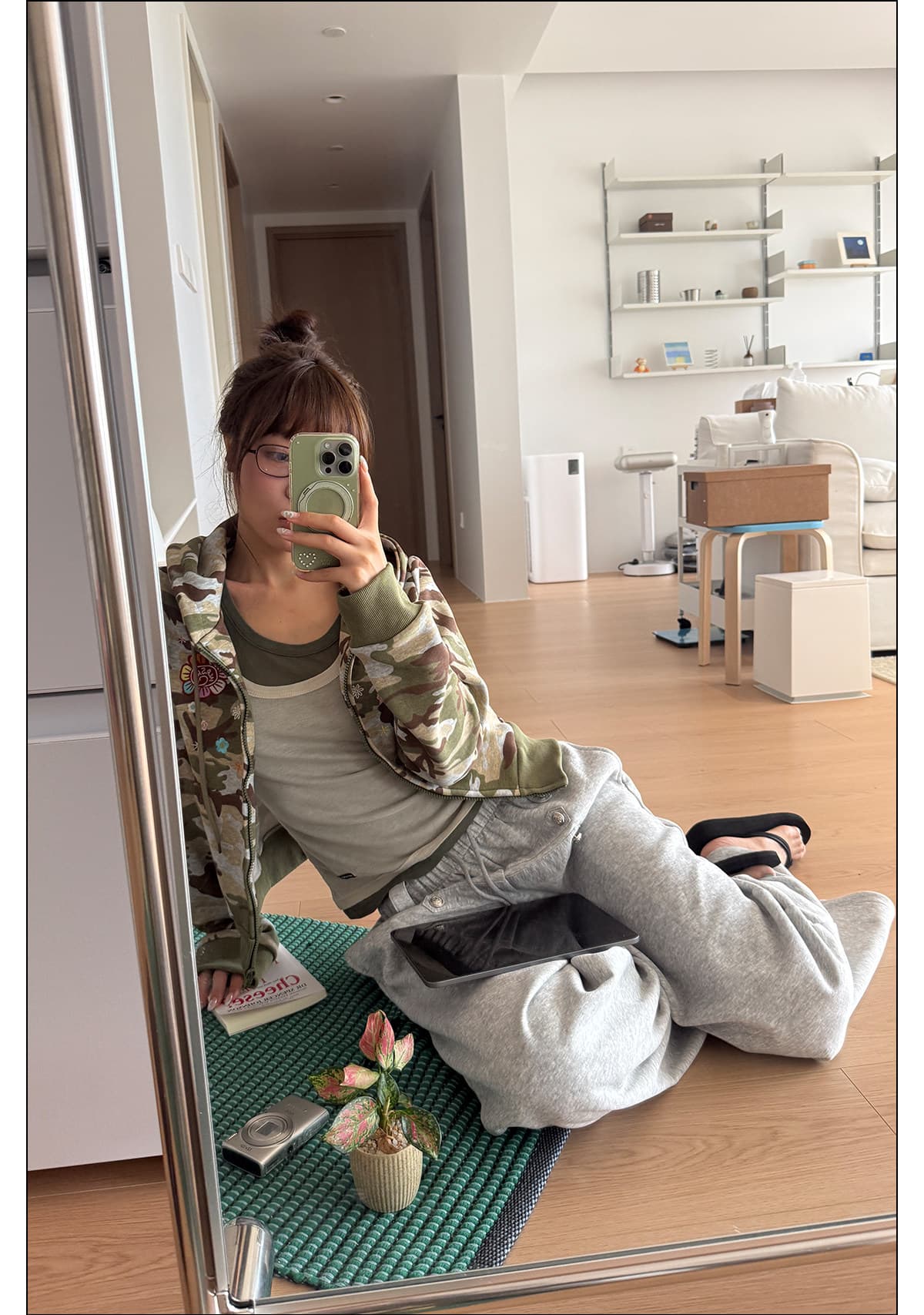 좋은 품질 가을 새로운 아메리칸 단추 허리밴드 넓은 다리 웨이 바지 남녀 루즈핏 캐주얼 바지 스트레이트 긴 바지 상세 이미지 22