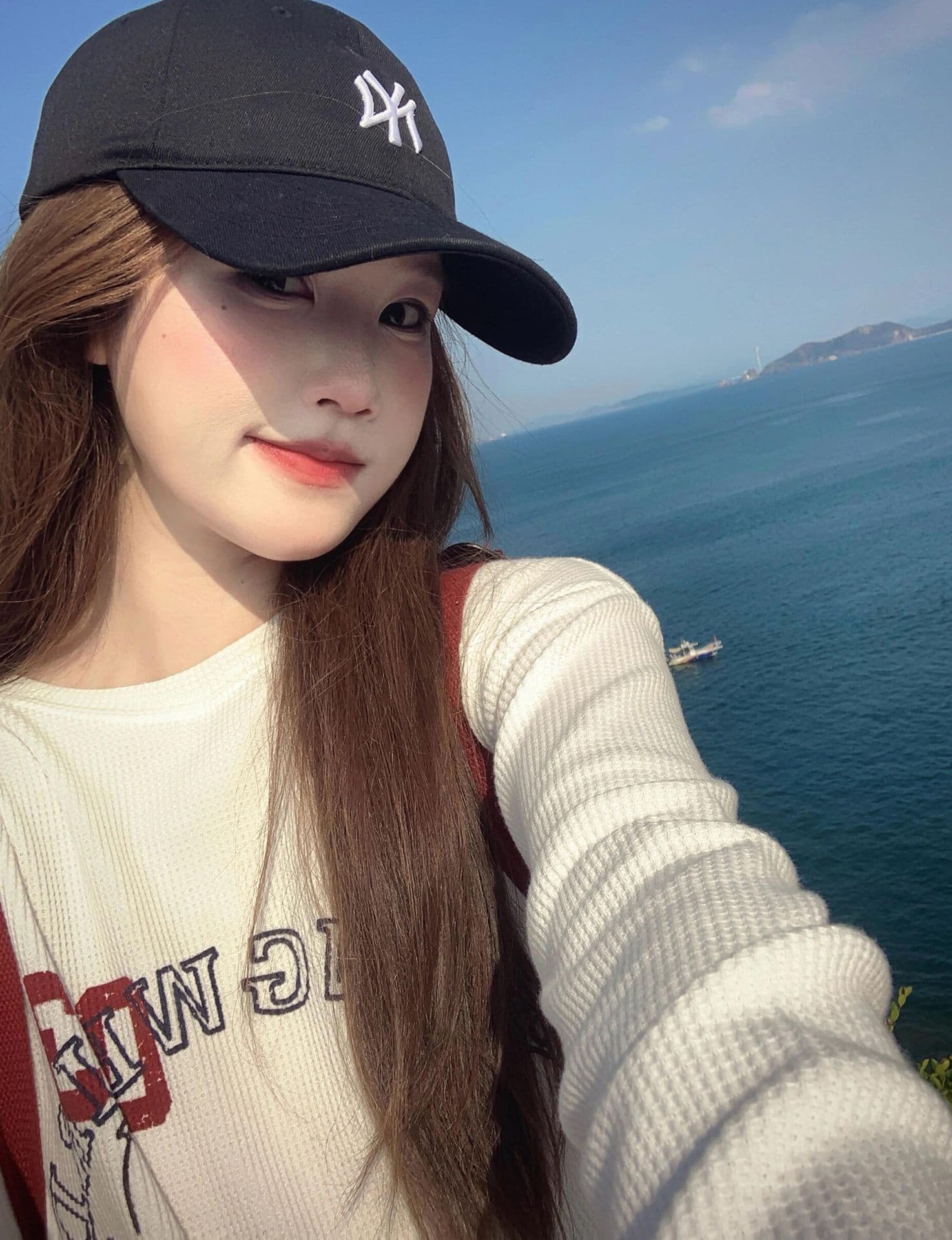 좋은 품질 후아 남편 그리드 가을 새로운 아메리칸 레트로 긴팔 여성 한국 스타일 루즈핏 전후 프린트 캐주얼 티셔츠 트렌디 상세 이미지 9