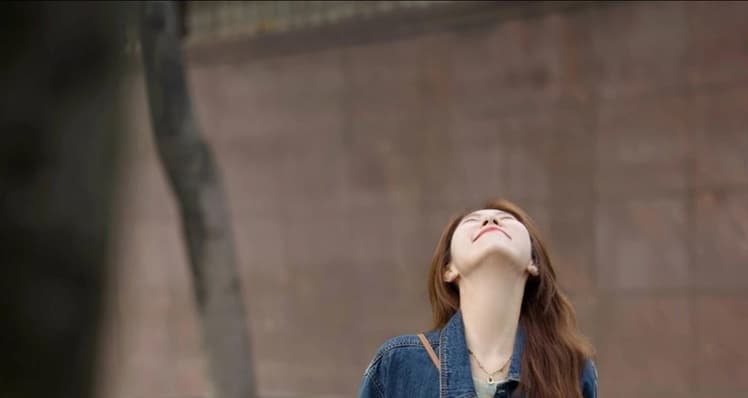 지금 이른 가을 새로운 높은 품질 잉크 페인팅 조끼 스커트 데님 재킷 임산부 투피스 슈트 상세 이미지 7