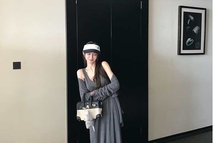 봄 가을 새로운 게으른 필수 외부 셔츠 페이크 레이어드 조끼 스커트 빅 사이즈 세트 출산 착용 상세 이미지 80