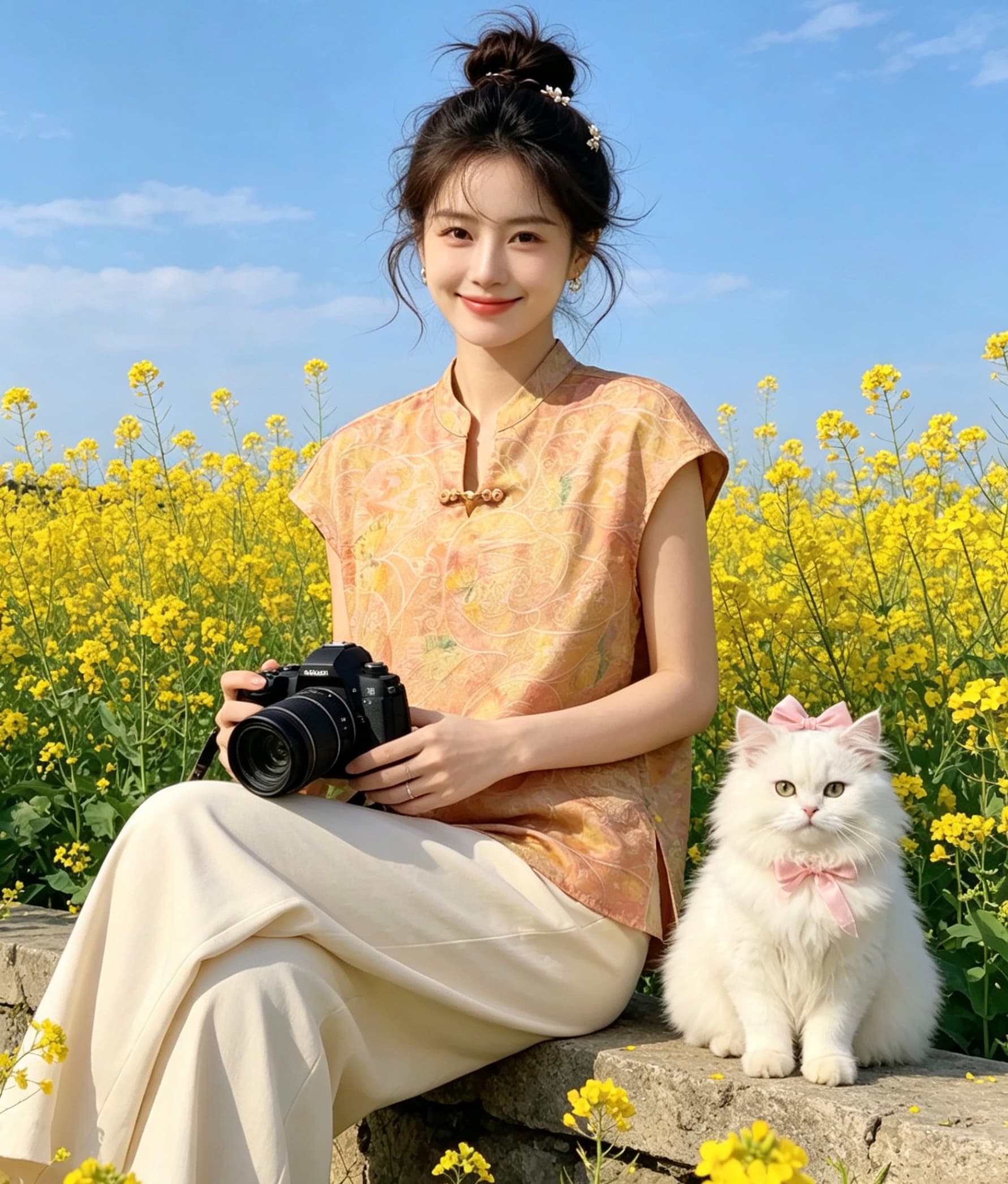 중식 새로운 국풍 다용도 셔츠 만나는 2026 라운드 넥 반팔 루즈핏 슬림해 보이는 품격 맨위 이미지 3