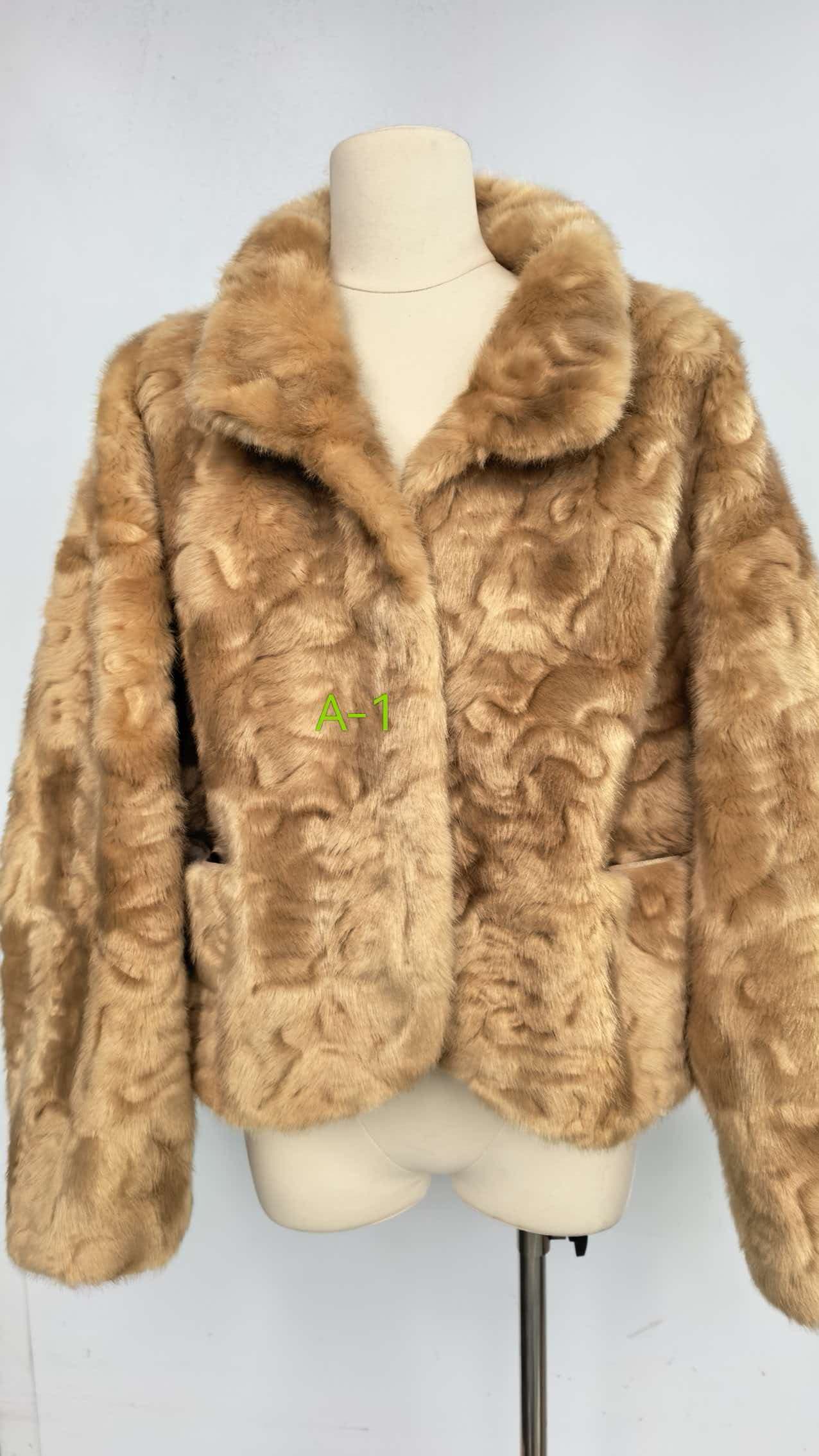 skk store 허영 박람회 년 사랑 맞춤 질감 중년 풀 사실 토끼털 모피 재킷 영 섹션 상세 이미지 4