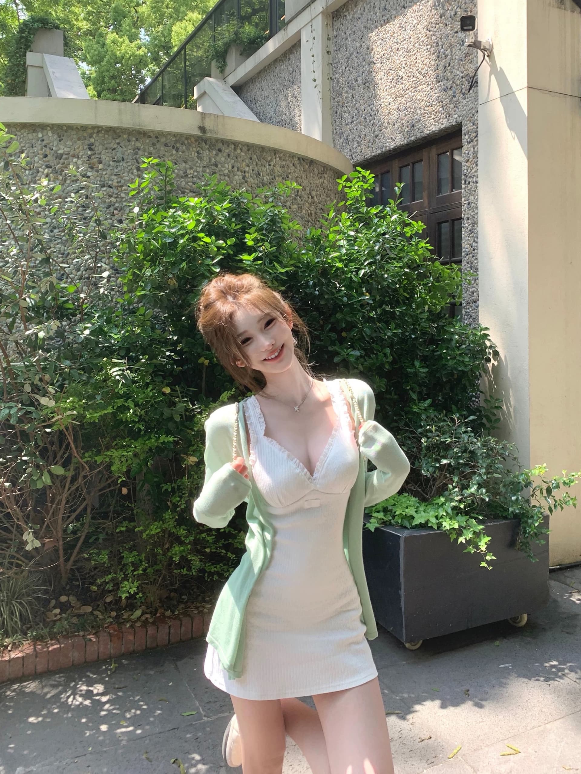 jmshop 떨어지다 한여름 생물학 기지 통제 따뜻한 차가운 센스 니트 오픈 가디건 여성 여름 긴팔 주간 실크 태양 보호 셔츠 이미지 4