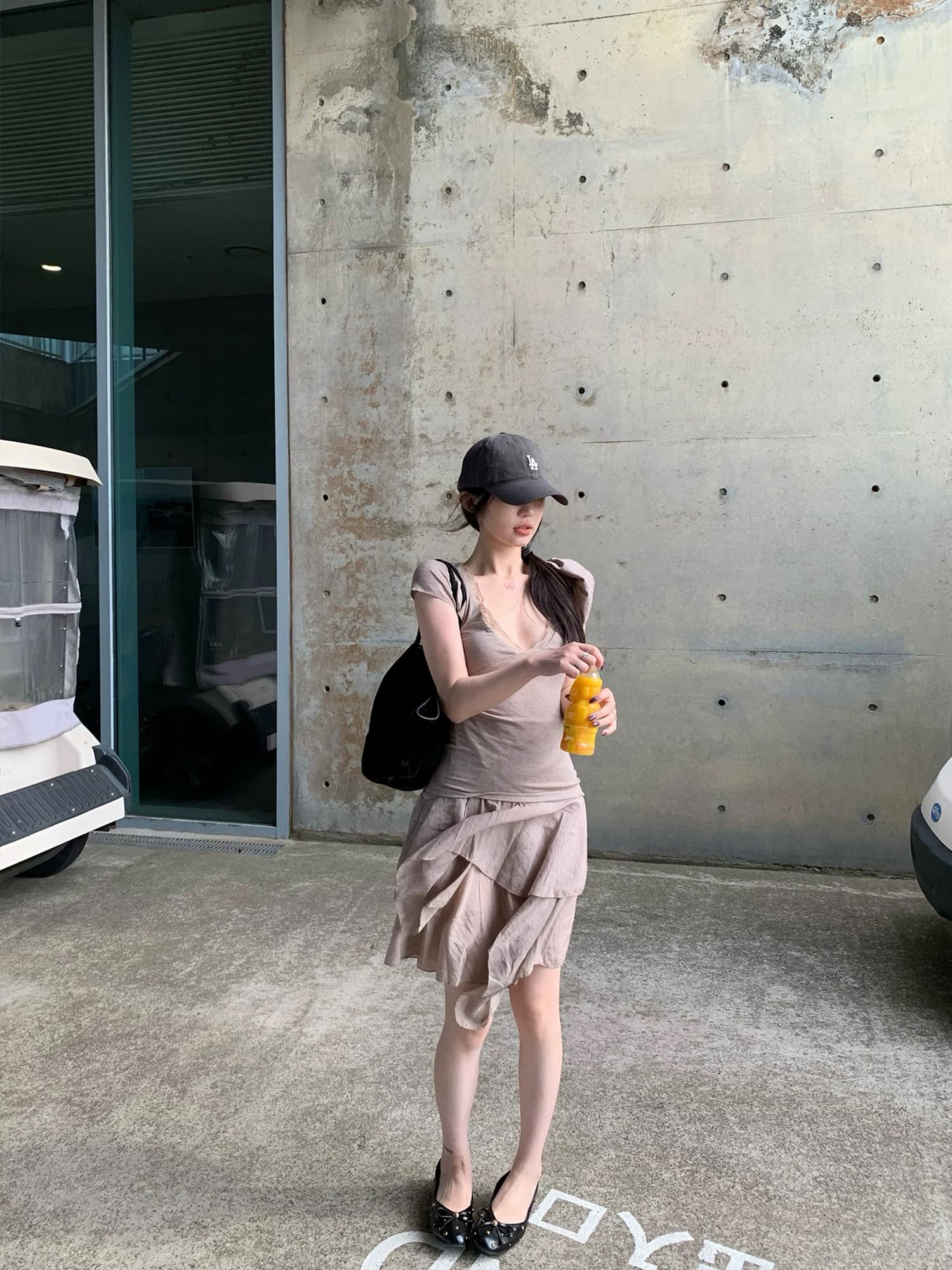 sheepland 하트 비트 사냥꾼 주간 실크 양모 작은 날다 소매 레이스 측면 반팔 티셔츠 여성 여름 허리 수축 슬림해 보이는 맨위 상세 이미지 5