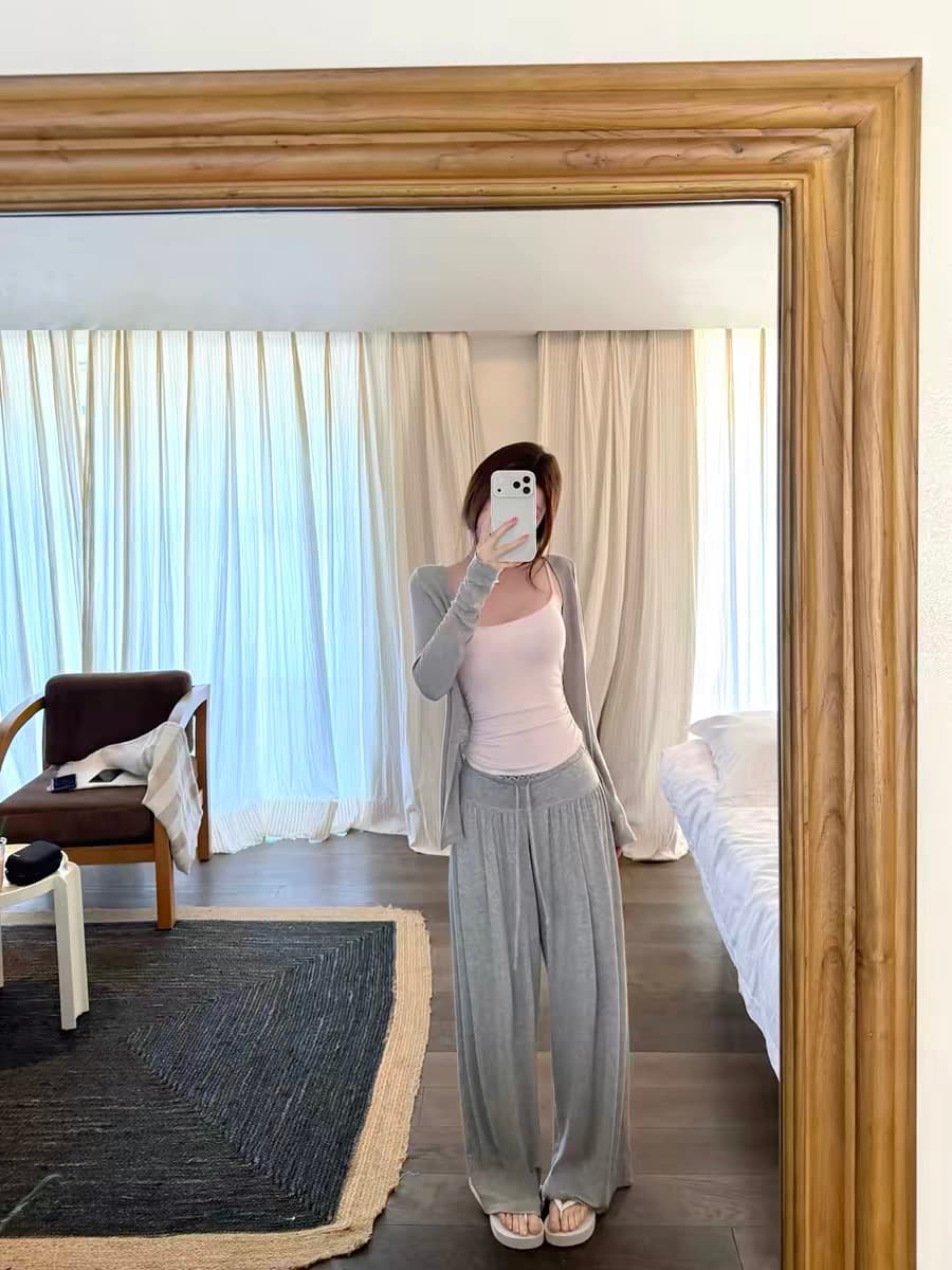 suuuicee 커브 건설 세로 3 차원 펌프 Pleat 디자인 허리 수축 순수한 욕망 복숭아 심장 고리 5 점 소매 티셔츠 상세 이미지 9