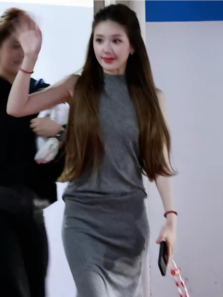 moonmoi 지능 종이 사람들 프랑스식 레트로 순수한 욕망 소녀 풍수 용해 양모 행침 목 터틀넥 조끼 상세 이미지 6