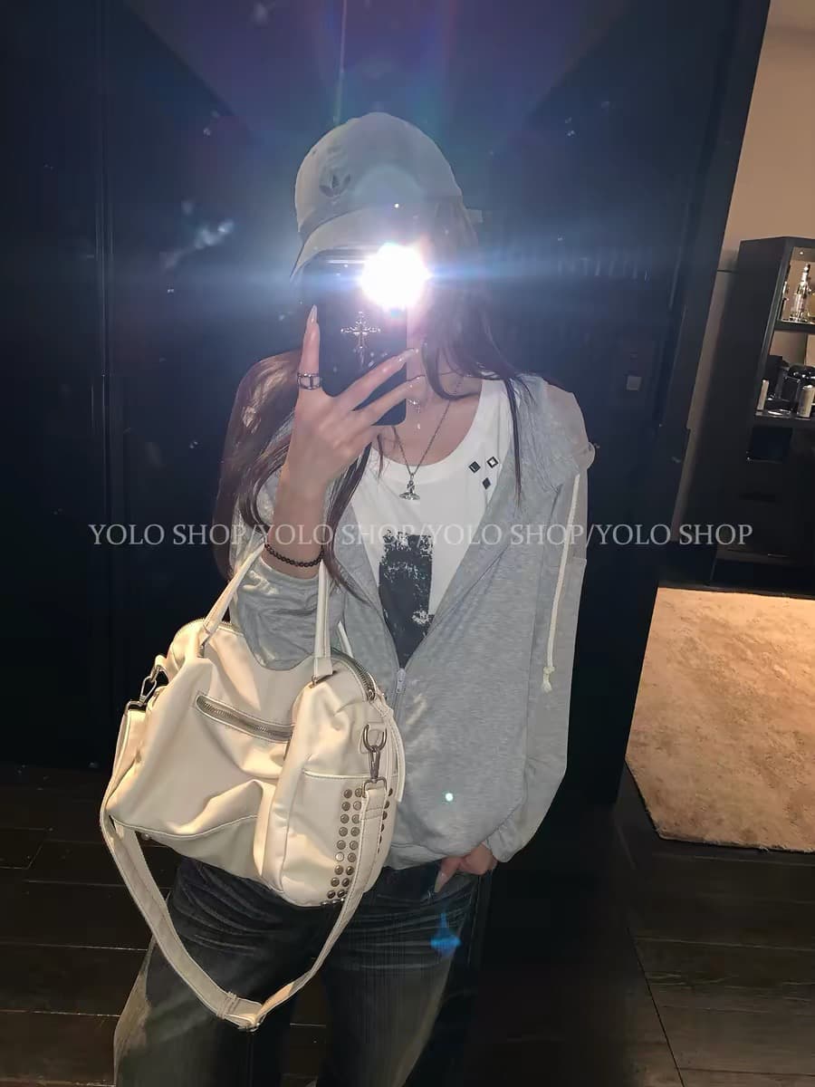 yolo shop 십자가 게이머 무거운 작업 핫픽스 인쇄 플라워 인서트 어깨 소매 티셔츠 여성 여름 라운드 넥 반팔 맨위 이미지 4