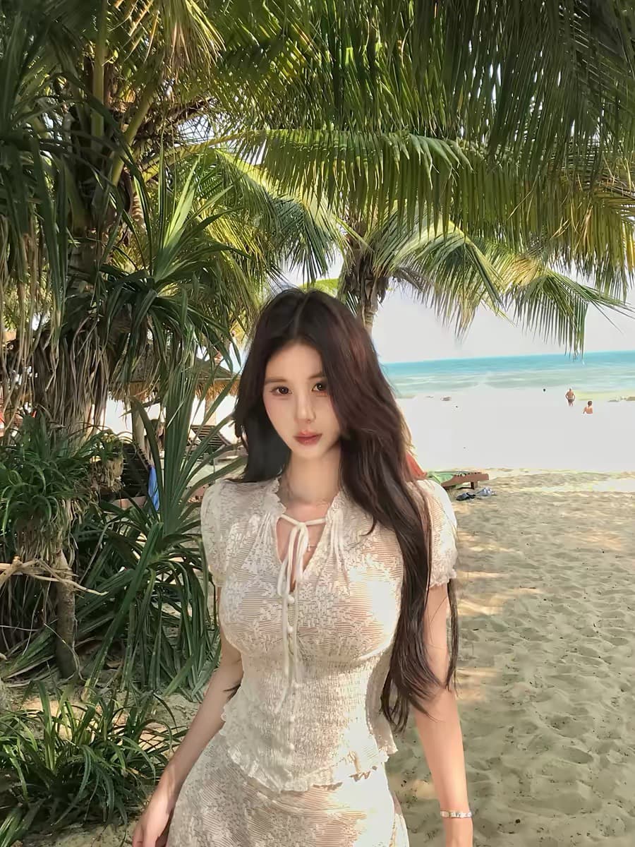 mejiu 꿀 나인 절묘한 막간 핫걸 바람 디자인 센스 레이스 여성 셔츠 여름 데이트 분위기 센스 맨위 상세 이미지 1
