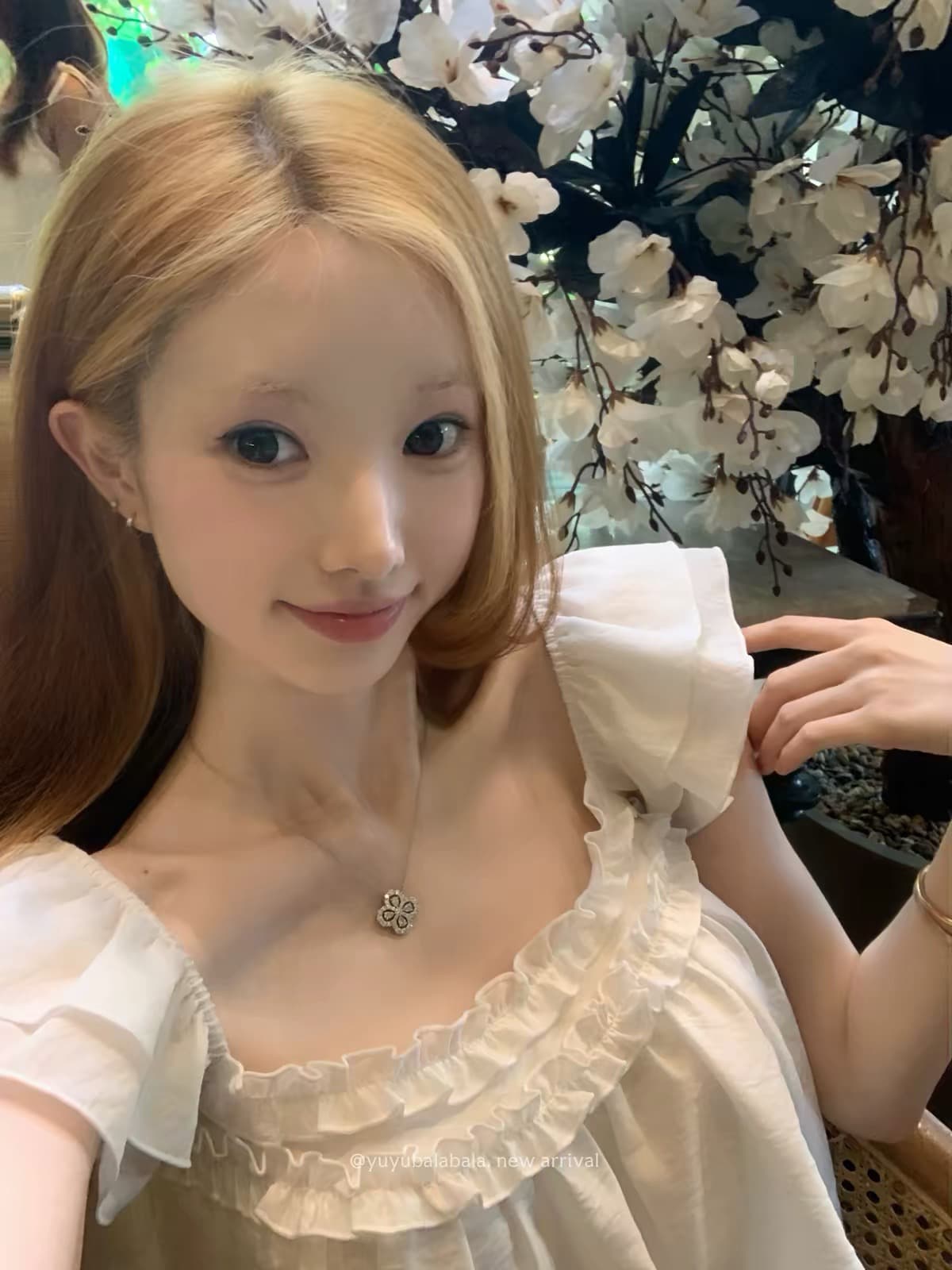 鱿 생선 젤리 배 수프 yuyu 주요 추진력 사설 서비스 제한적 프랑스식 이중층 프릴 디자인 센스 맨위 상세 이미지 4