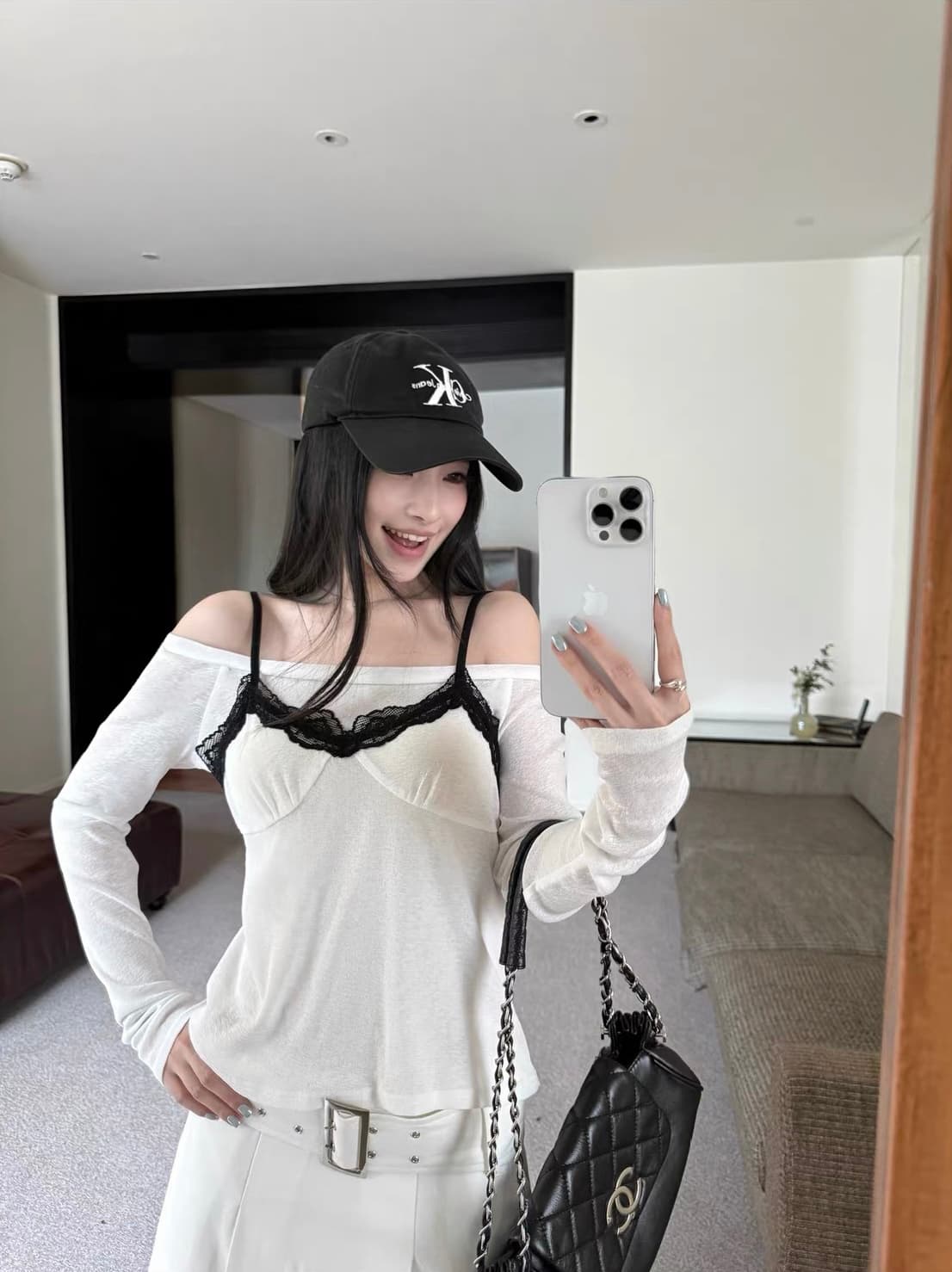 우 너무 달콤한 07 26 20 점 신제품 제한된 시간 제안 레이스 조각 외출용 오프숄더 페이크 레이어드 맨위 상세 이미지 2