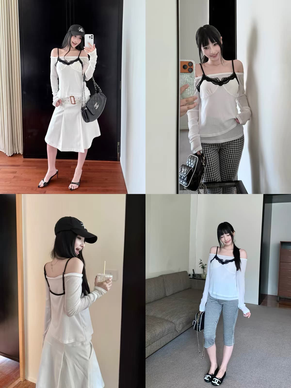 우 너무 달콤한 07 26 20 점 신제품 제한된 시간 제안 레이스 조각 외출용 오프숄더 페이크 레이어드 맨위 상세 이미지 4