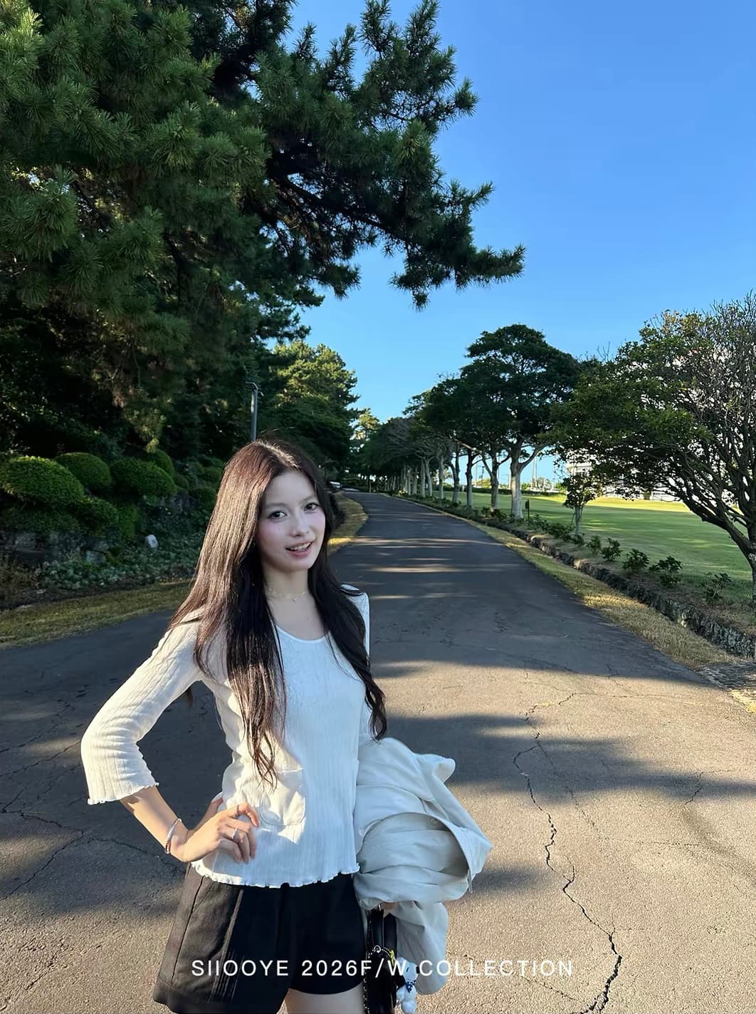 siiooye 보존 면 100% 느슨함 작은 주머니 t 둘 색상 u 칼라 티셔츠 여성 가을 인사이드 가져 가라. 만나는 니트 스웨터 맨위