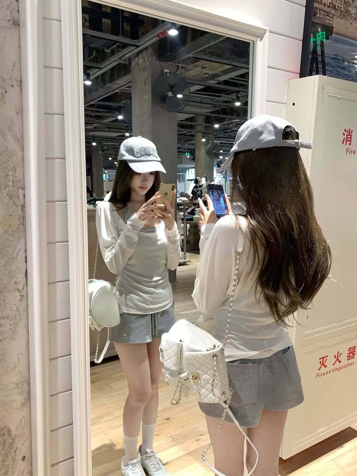 q 여자 집 우유 피부 종이 사람들 이른 가을 게으른 블라우스 행침 목 벨트 가슴 패드 조끼 세트 그룹 상세 이미지 2